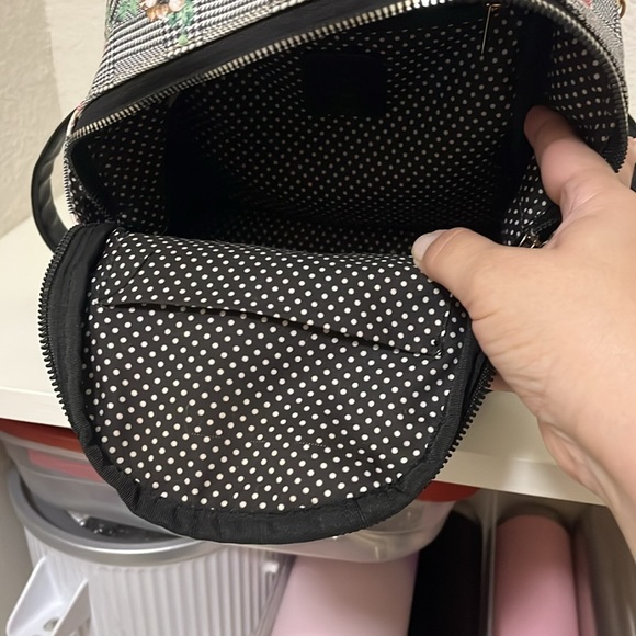 Floral Plaid Women's Backpack - Picture 2 of 4